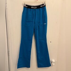 Grey's Anatomy by Barco Teal Blue Scrub Pant w/ Elastic Waistband & Drawstring